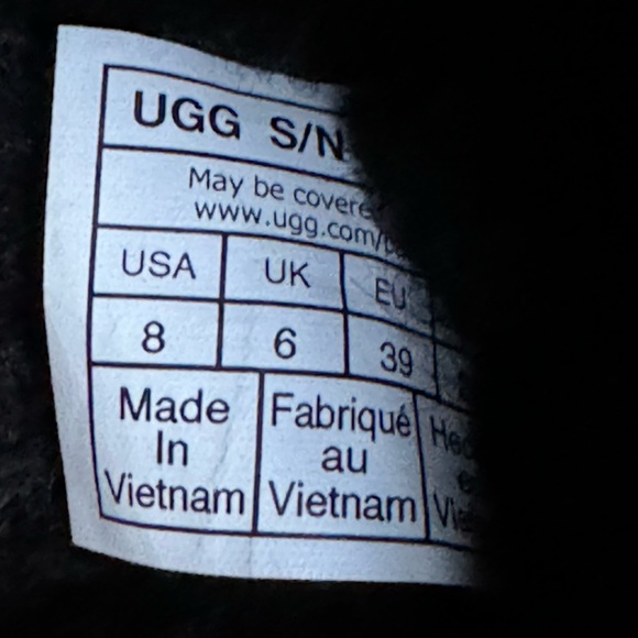 Ugg Lanah Clog Curled Black Size 8 New! - Picture 15 of 16